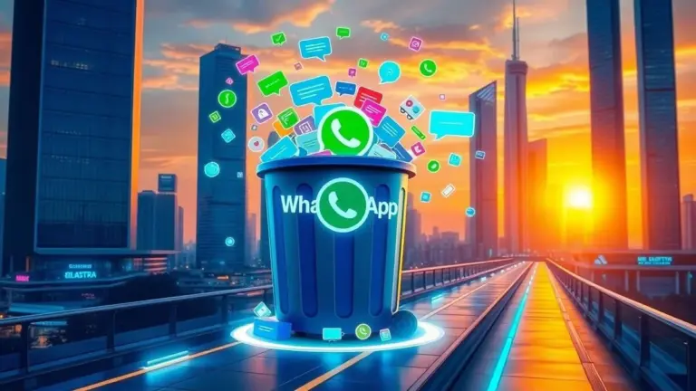 lixeira do whatsapp